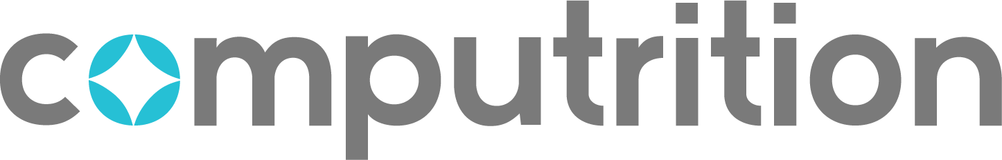 Computrition Logo in teal and gray.