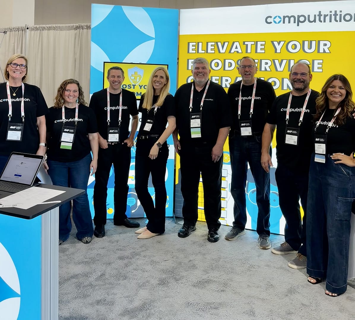 Photo of the Computrition team at the 2024 AHF National Conference