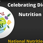 National Nutrition Month logo, globe with food