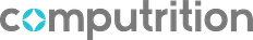 Computrition Logo in teal and gray.