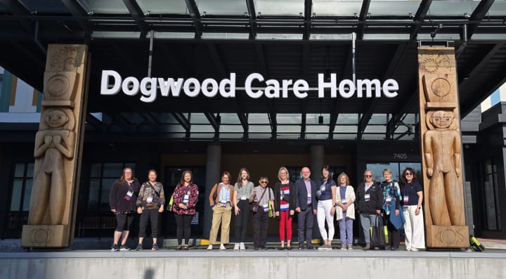 Group photo of nutrition management in Canada at Dogwood Care Home, taken by the Foodservice Director, Chelsea Donaghy