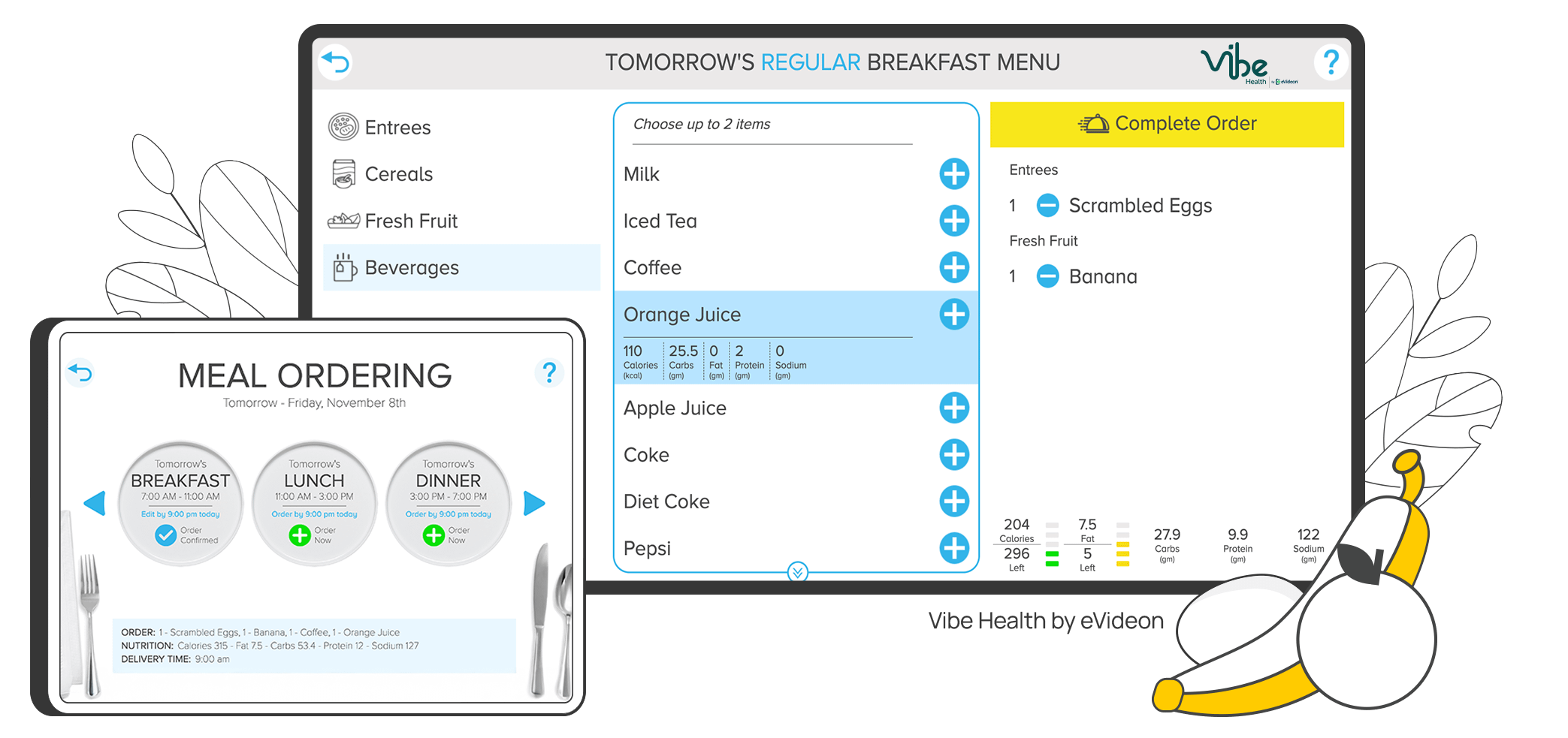 Interactive Patient Meal Ordering Software - Computrition
