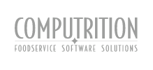 A gray Computrition logo.