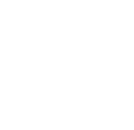 A white icon of a gear with clock hands in the center.