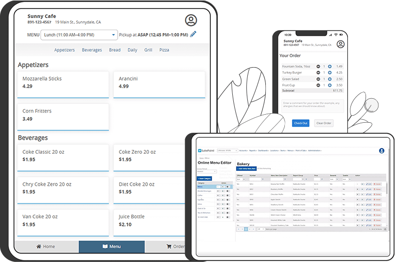 Tablet, mobile, and desktop screenshots from SPOON.